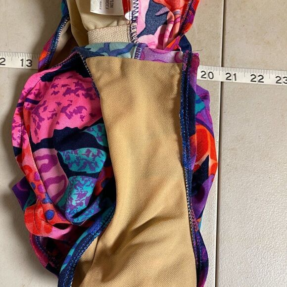 Vintage Maxine of Hollywood One Piece Tropical Resort Swimsuit 12 - Picture 9 of 9